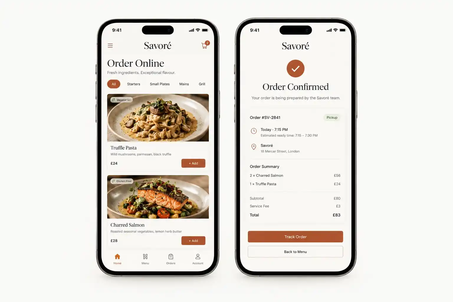 Savoré project screenshot 4