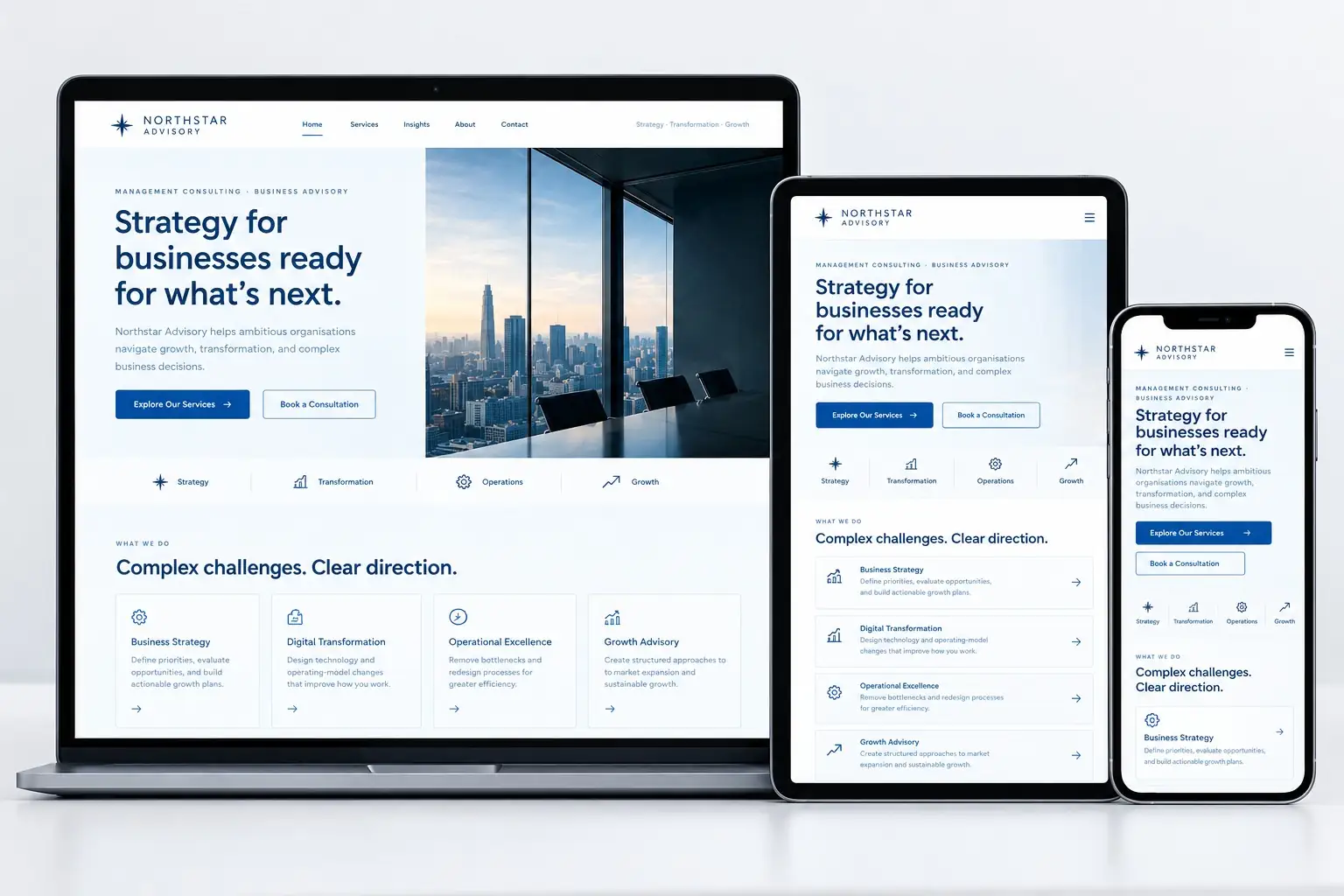 Northstar Advisory project screenshot 5